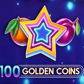100 Golden Coins online game logo by Amusnet Interactive on faircrowncasinoo.com