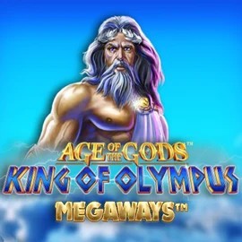 Age Of The Gods: King of Olympus Megaways logo by Origins Fair Crown Casino