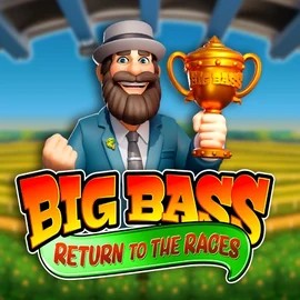Slots logo of Big Bass Return to the Races from Pragmatic Play at Fair Crown Casino