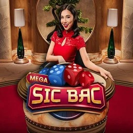 Mega Sic Bac online game logo by Pragmatic Play on faircrowncasinoo.com