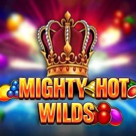 Mighty Hot Wilds online game logo by Inspired Gaming on faircrowncasinoo.com