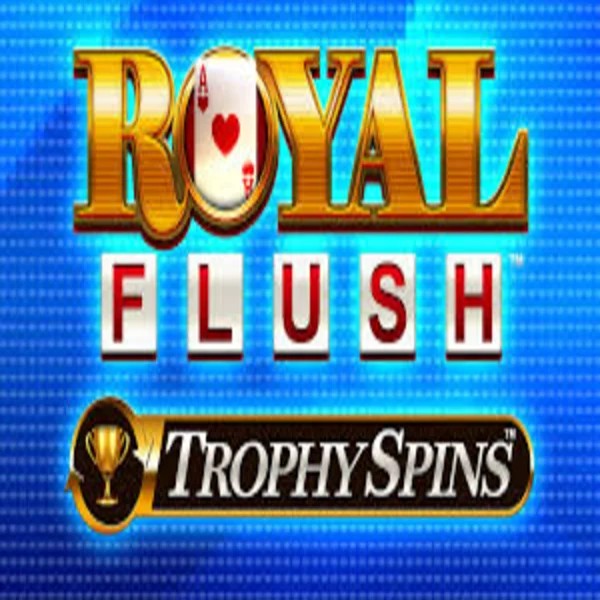 Royal Flush Trophy Spins online game logo by Greentube on faircrowncasinoo.com