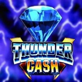 Thunder Cash online game logo by Novomatic on faircrowncasinoo.com