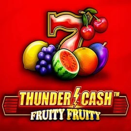 Thunder Cash Fruity Fruity slot logo by Novomatic at Fair Crown Casino