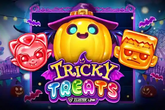 Tricky Treats logo by Push Gaming Fair Crown Casino
